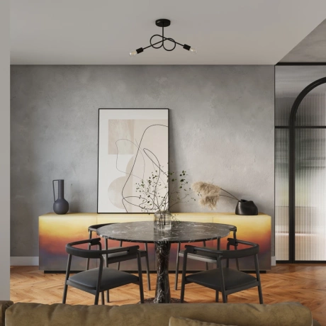 Lámpara LOOP 2 negra