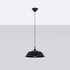 Lámpara colgante FRIKA negra + 1x bombilla LED E27 4000K Frío 7,5W 690lm