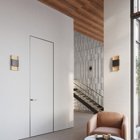 DURLIN Aplique oro/negro + 2x bombilla LED G9 3000K Cálido 4,5W 450lm