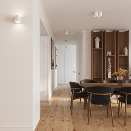 Plafón AURA 2 blanco GU10