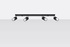Plafond NERO 4 negro/cromo + 4x bombilla LED GU-10 3000K Cálido 7W 620lm