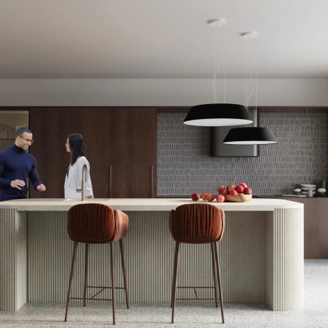 Lámpara de araña VEGA 60 negra