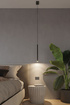 PASTELO 5 lámpara colgante negra + 5x bombilla LED G9 4000K Fría 4,5W 530lm