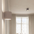 Lámpara de pared AURA taupe G9