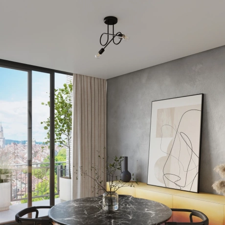 Lámpara LOOP 2 negra