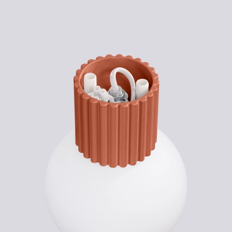 Aplique HALO rojo ocra IP44