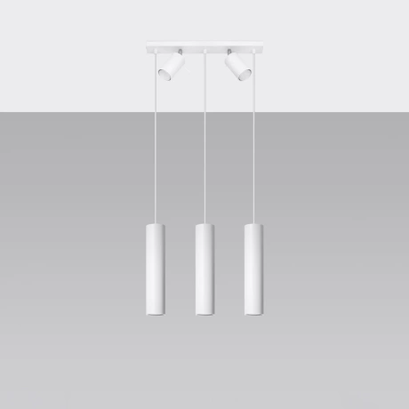Lámpara colgante RING 3 blanca