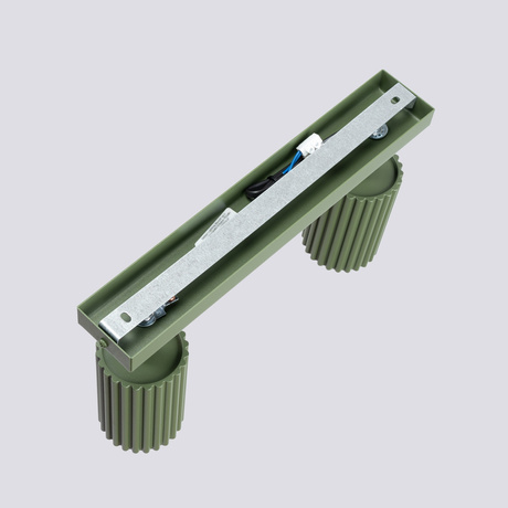 Lámpara de techo KARBON 2 verde oliva