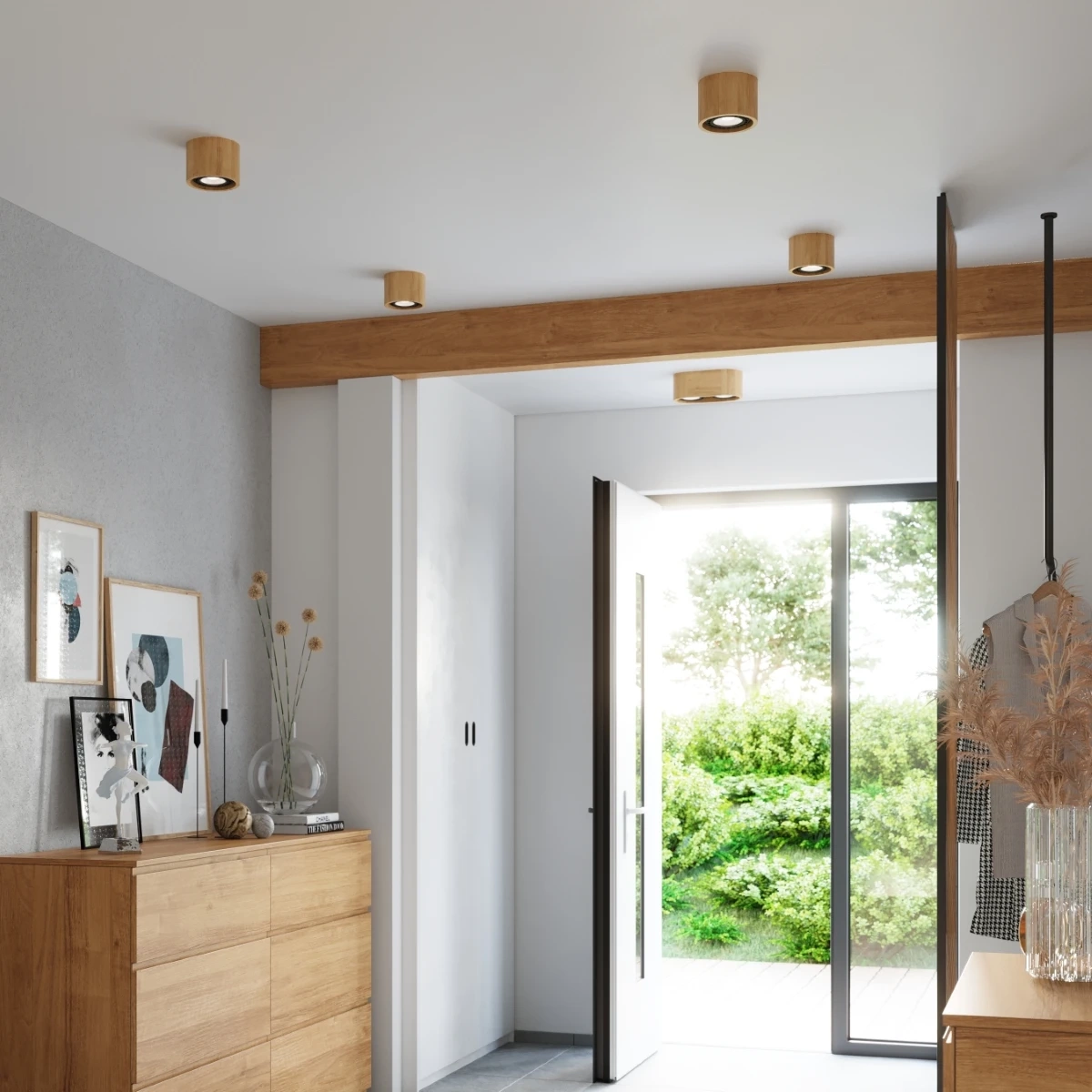 Plafond BASIC 1 madera natural