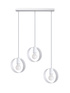 TITRAN 3 lámpara colgante blanca + 3x bombilla LED E27 4000K Fría 7,5W 690lm