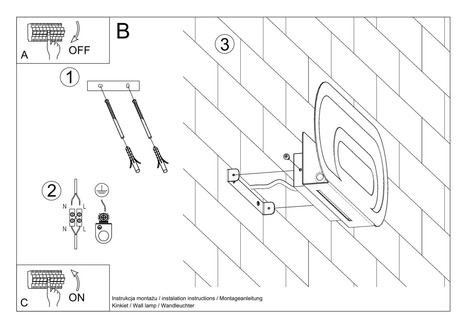Aplique SACCON blanco + 2x bombilla LED G9 4000K Fría 4,5W 530lm