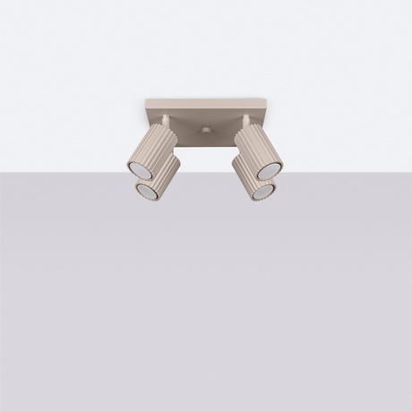 Lámpara de techo KARBON 4 taupe