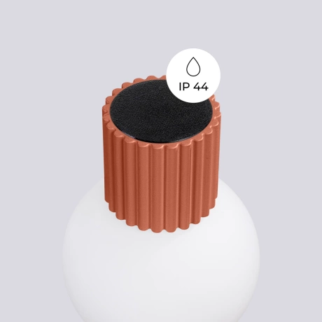 Aplique HALO rojo ocra IP44