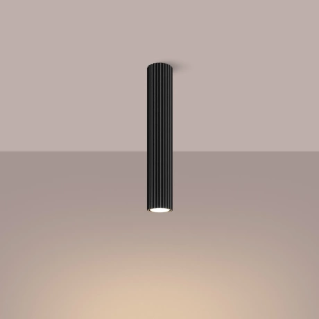 Lámpara de techo KARBON 40 negra