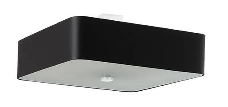 Plafond LOKKO 55 negro + 5x bombilla LED E27 3000K Cálida 7,5W 620lm