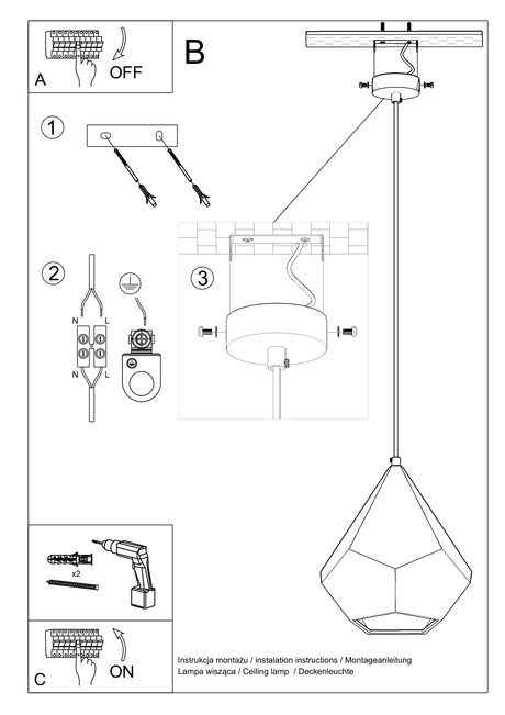 PAVLUS lámpara colgante de cerámica blanca + 1x bombilla LED E27 3000K Cálida 7,5W 620lm
