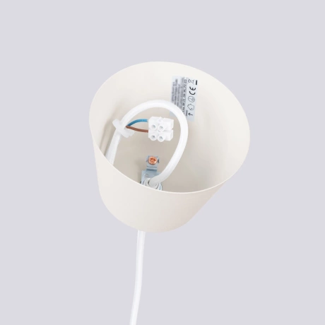 Lámpara colgante BILO beżowa