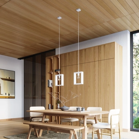 Lámpara colgante ARIES blanca