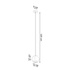 WOODY lámpara colgante madera natural + 1x bombilla LED GU-10 4000K Fría 7W 630lm