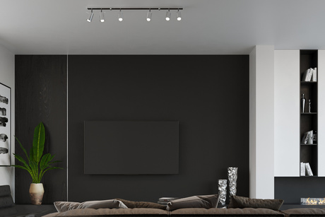 Plafond RING 4L cromado + 4x bombilla LED GU-10 4000K Fría 7W 630lm