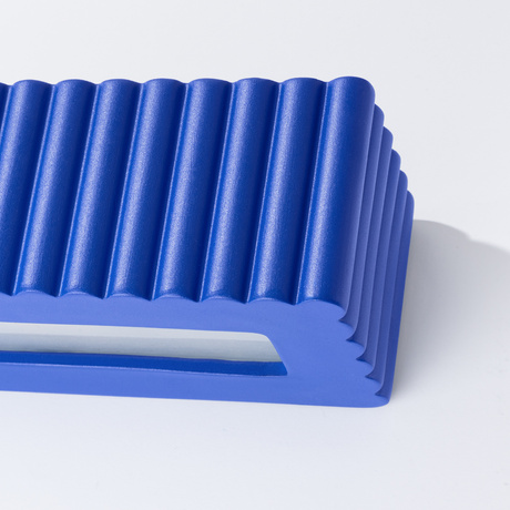 Aplique de cerámica RIGATA ultramarino