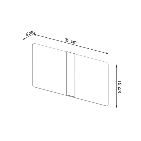 Aplique AZALIA 2 x bombilla LED G9 3000K Cálida 4,5W 510lm