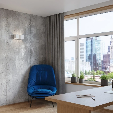 Aplique QUAD 2 blanco