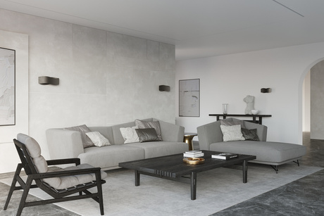 Aplique TILA 40 negro + 2x bombilla LED G9 4000K Fría 4,5W 530lm