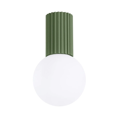 Lámpara de techo HALO verde oliva IP44