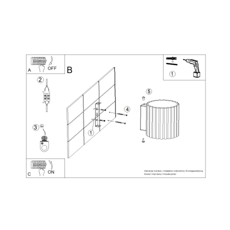 Lámpara de pared AURA taupe G9