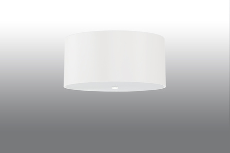 Plafond OTTO 50 blanco + 5x Bombilla LED E27 4000K Fría 7,5W 650lm