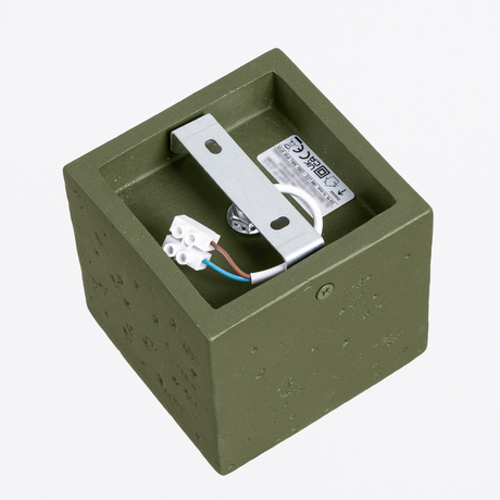Lámpara de techo QUAD hormigón verde oliva