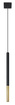 Lámpara colgante MOZAICA 1 negro/oro + 1x bombilla LED G9 4000K Fría 4,5W 530lm