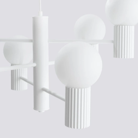 Araña HALO 6 blanca