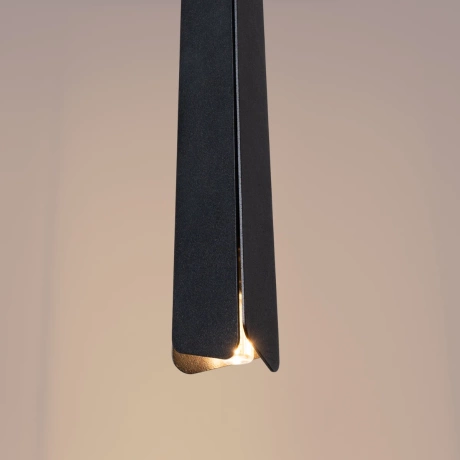 Lámpara colgante PRYSM 3L negra