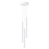 Lámpara colgante ARCHE 3P blanca + 3x bombilla LED G9 3000K Cálida 4,5W 450lm