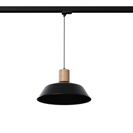 FANO lámpara colgante negro E27 4000K 7,5W 690lm