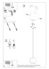 WOODY lámpara colgante madera natural + 1x bombilla LED GU-10 4000K Fría 7W 630lm