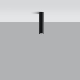 Plafón LAGOS 30 negro