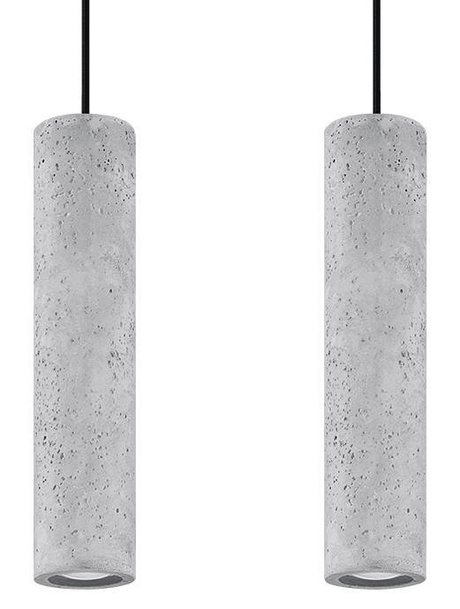 Lámpara colgante LUVO 2 + 2x bombilla LED GU-10 4000K fría 7W 630lm