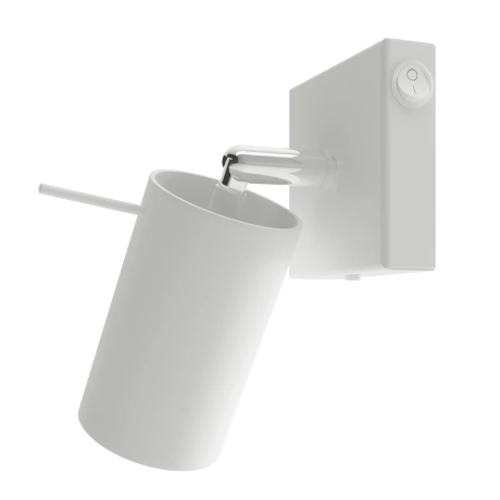 Aplique RING blanco con interruptor