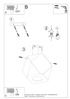 Plafond WOODY 1 madera natural + 1x bombilla LED GU-10 4000K Fría 7W 630lm