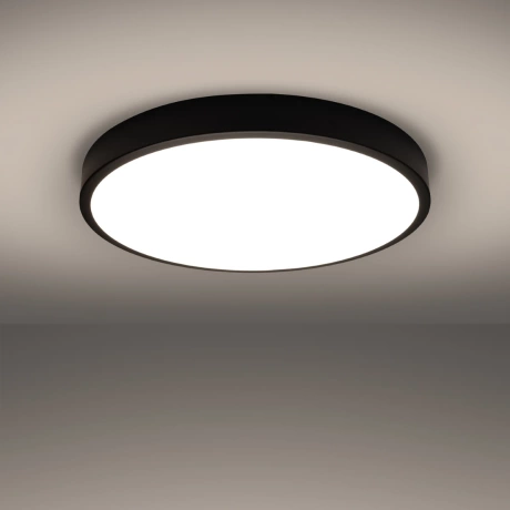 Plafón ONYX 60 negro LED 3000K