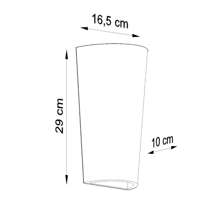 Aplique de cerámica LANA