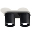 Plafond ORBIS 2 negro + 2x bombilla LED GU-10 4000K Fría 7W 630lm