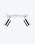 Plafond RING 2 cromado + 2x bombilla LED GU-10 3000K Cálida 7W 620lm