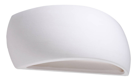 PONTIUS aplique de cerámica blanco + 1x bombilla LED G9 3000K Warm 4.5W 510lm