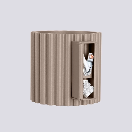 Lámpara de pared AURA taupe G9