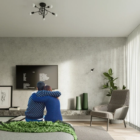 Lámpara LOOP 3 negra