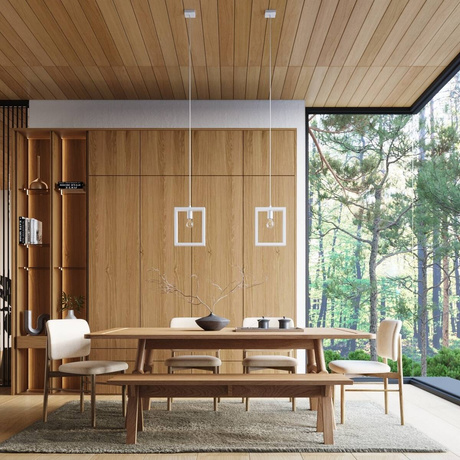 Lámpara colgante ARIES blanca + 1x bombilla LED E27 3000K 7W 760lm